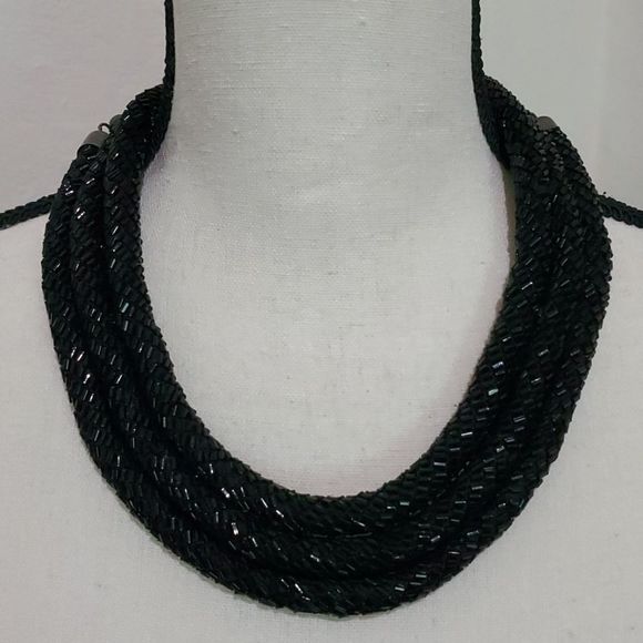 ZAD Beaded Triple Rope Necklace - Picture 1 of 4